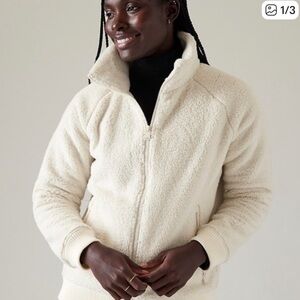Athleta Women's Tugga Cream Sherpa Jacket